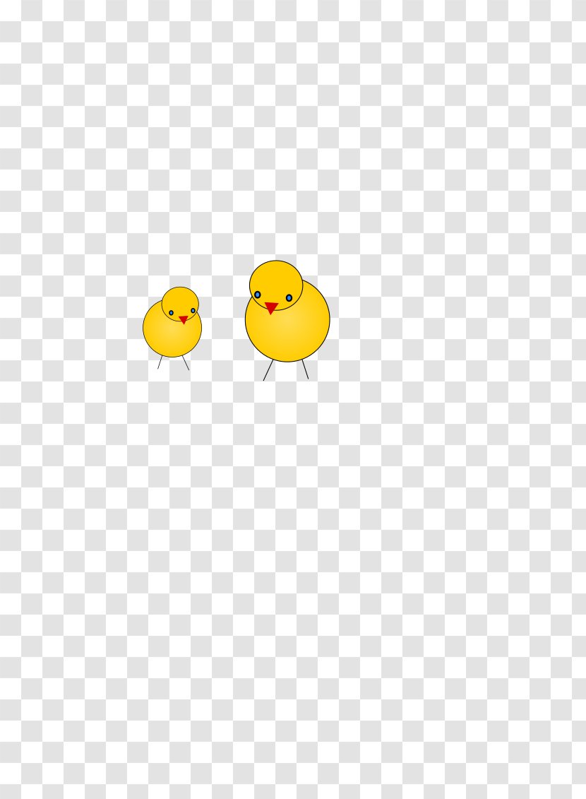 Clip Art Euclidean Vector Public Domain Language Graphics - Balloon - Cute Little Yellow Chicken Transparent PNG