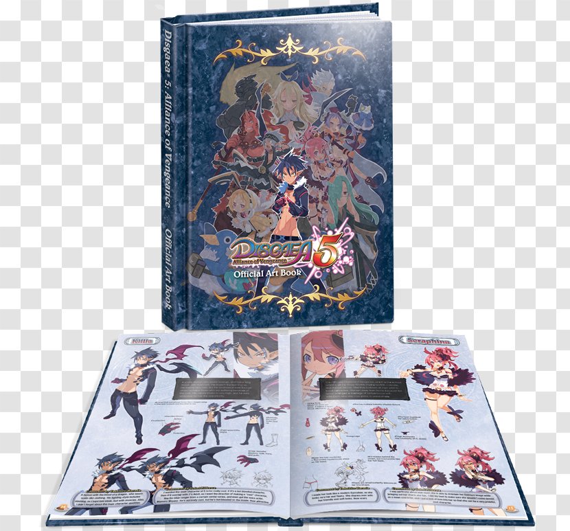 Disgaea 5 Game Special Edition Nippon Ichi Software Prinny - Strategy Guide - Torn Poster Transparent PNG