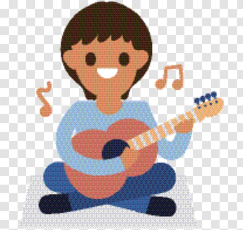 Boy Cartoon - Plucked String Instruments - Electric Guitar Bass Transparent PNG