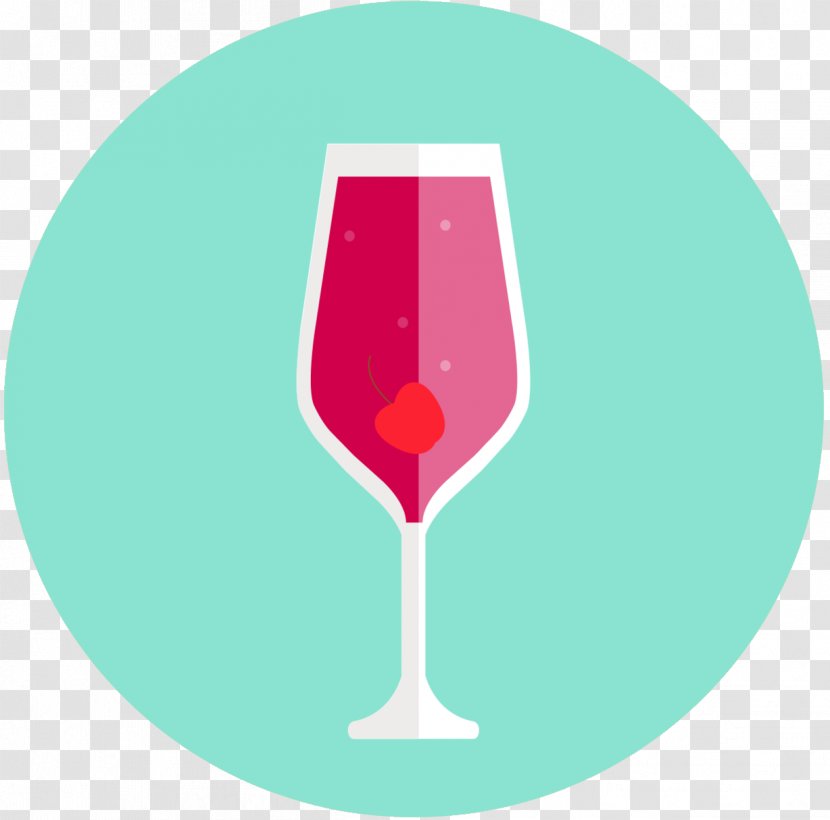 Wine Glass Product Design Font - Drinkware - Turquoise Transparent PNG