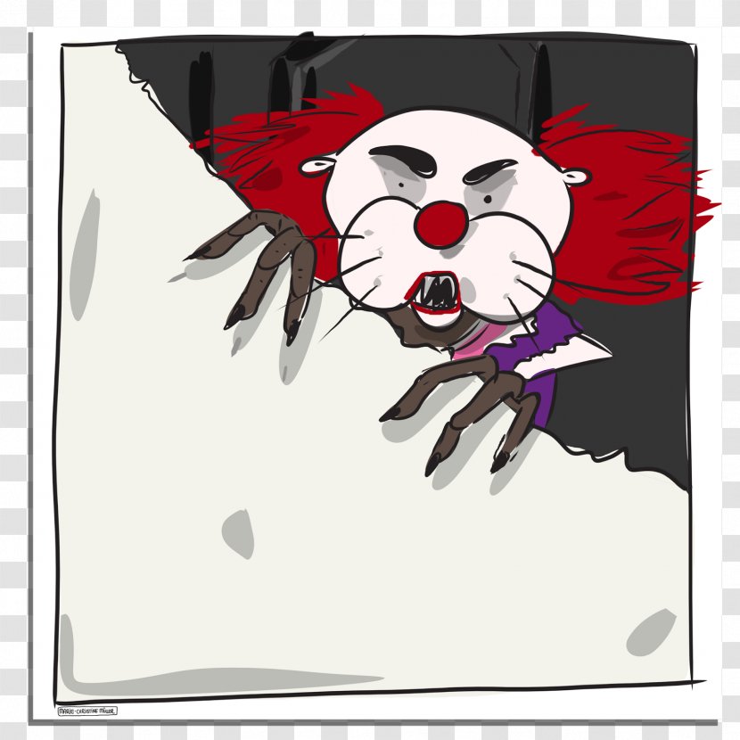 Otter Clown Character Clip Art - Cartoon Transparent PNG
