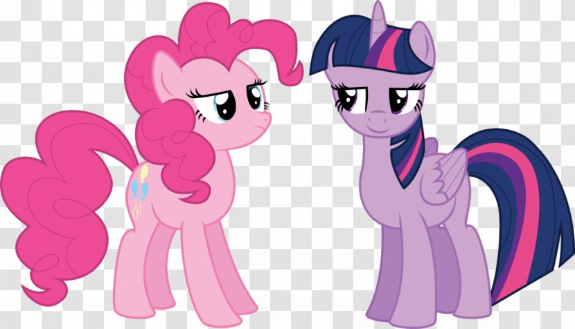Pinkie Pie Pony Twilight Sparkle Applejack Rainbow Dash - Silhouette - Vector Transparent PNG