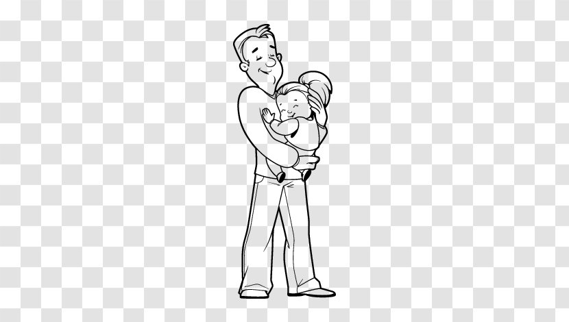 Drawing Father Daughter Son Child - Frame Transparent PNG