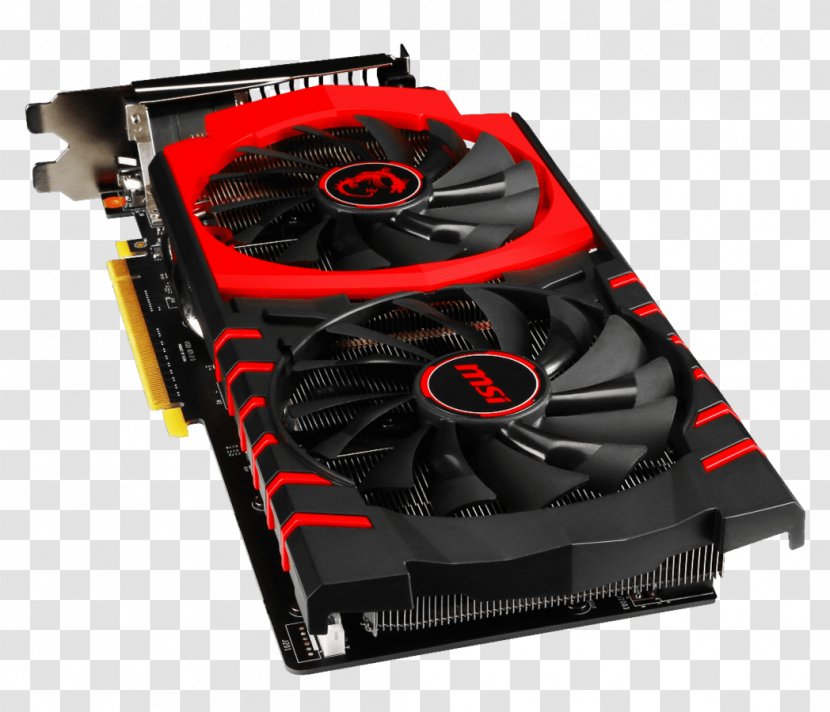 Graphics Cards & Video Adapters MSI GTX 960 GAMING 2G Nvidia GeForce 2GB GDDR5 PCI Express 3. - Card Transparent PNG