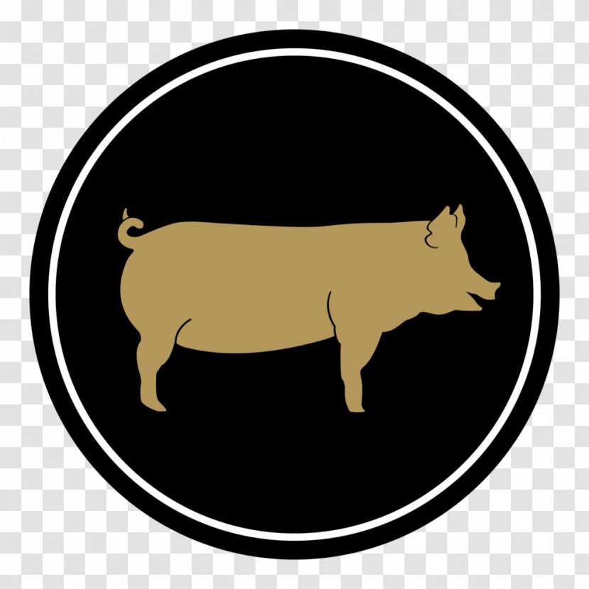 Pig SP Provisions Wholesale Meats Farm Clip Art - Silhouette - Medallions Transparent PNG
