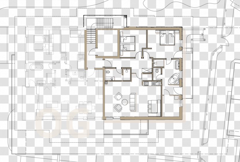 Floor Plan Architecture Property - Elevation - Design Transparent PNG