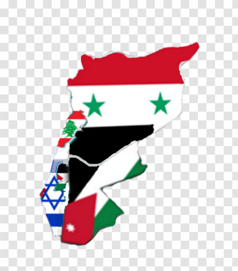 Flag Of Syria French Mandate For And The Lebanon Syrian Civil War Kurdistan - Christmas Decoration - Myanmar Map Transparent PNG