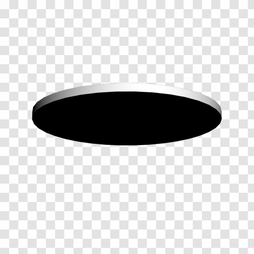 Black White Oval - M - Ceiling Transparent PNG