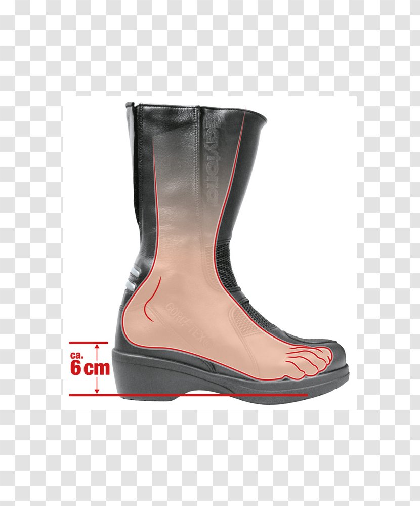 Motorcycle Boot Gore-Tex Shoe - Material Transparent PNG