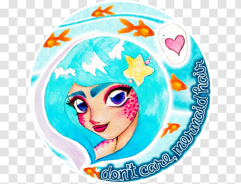 Moonage Daydream Mermaid Space Pirate Circle Hair - Piracy - Mermaidhair Transparent PNG