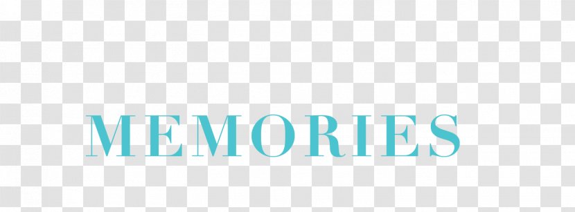 Logo Brand Font - Aqua - Memories Transparent PNG