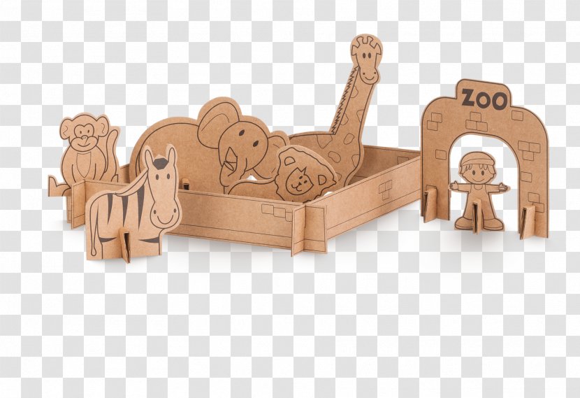 Child Toy Drawing Zoo Cardboard - Make Believe Transparent PNG