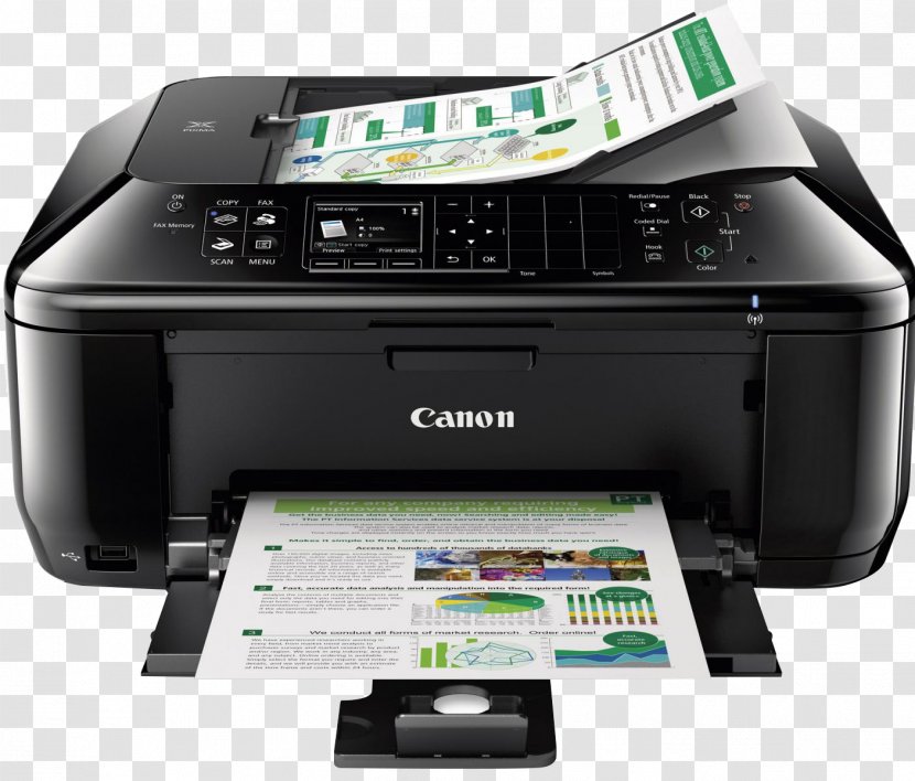 Multi-function Printer Canon PIXMA MX522 Inkjet Printing - Technology Transparent PNG