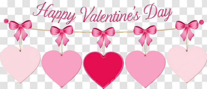Happy Valentines DAY Banner Transparent PNG