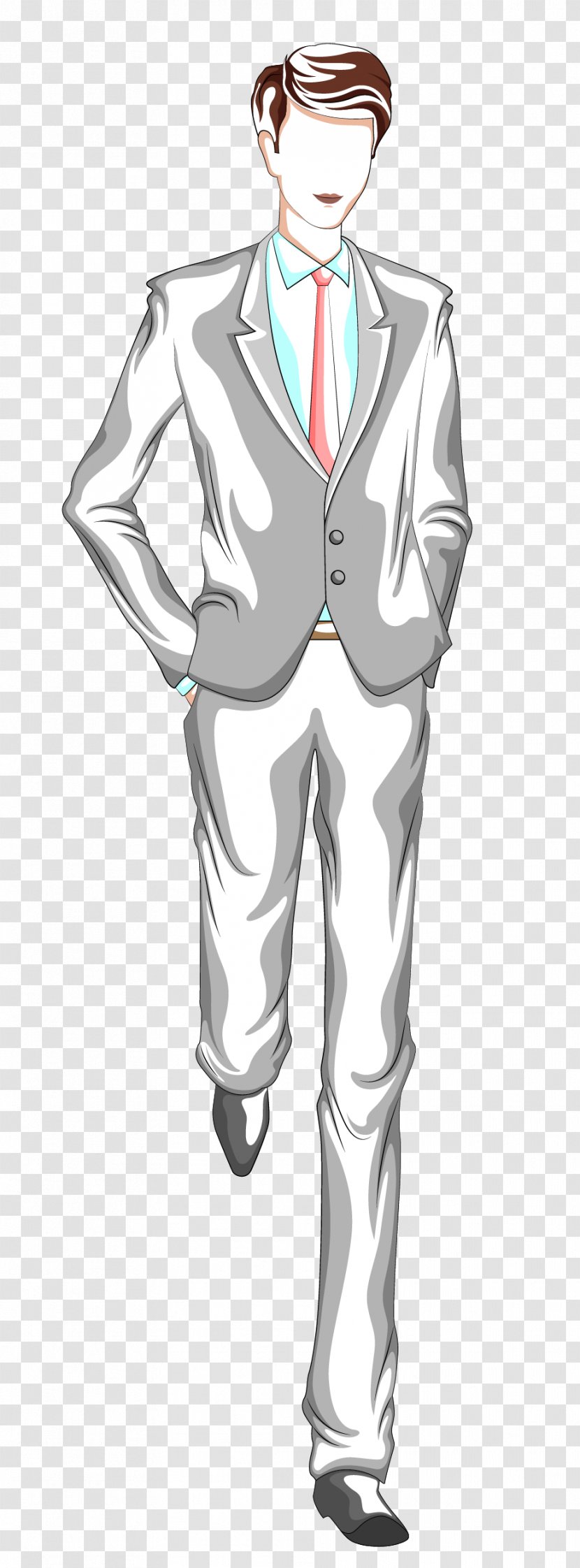 Wedding Marriage Illustration - Fictional Character - Handsome Man Transparent PNG