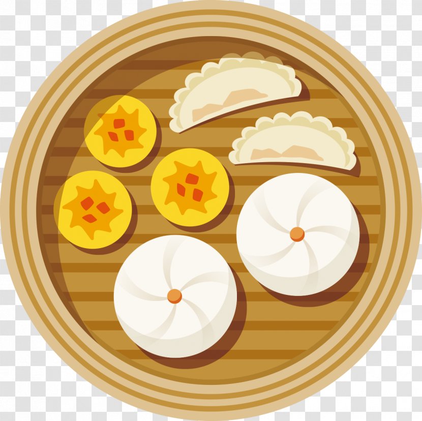 Dim Sum Breakfast Baozi Dumpling - Photography - Snacks Vector Material Transparent PNG