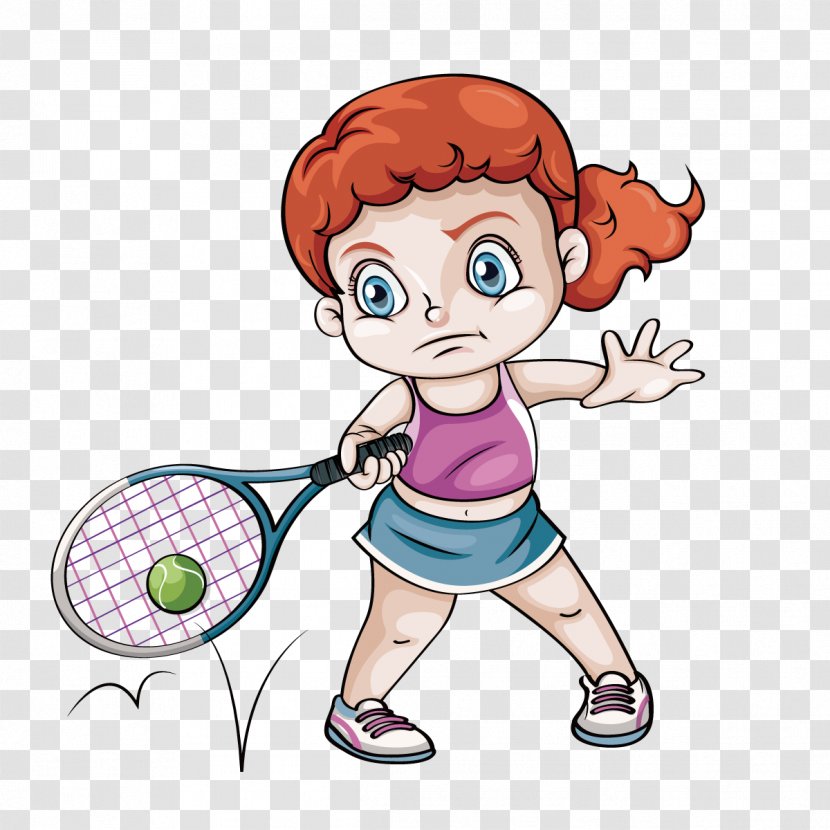 Tennis Play Clip Art - Heart - Vector Transparent PNG