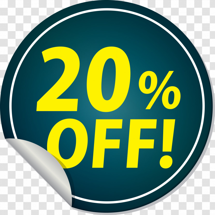 Discount Tag With 20% Off Discount Tag Discount Label Transparent PNG