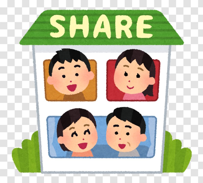 Sharehome Roommate House Sharing Economy - Human Behavior Transparent PNG
