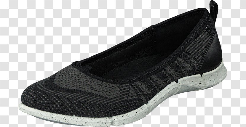 Slip-on Shoe Sneakers Ballet Flat ECCO - Sportswear - Ballerina Black Transparent PNG
