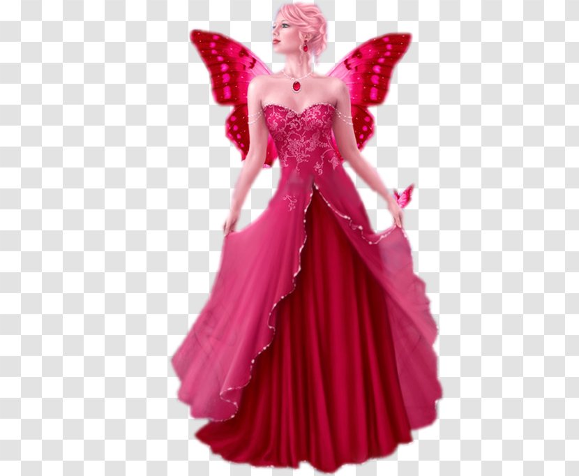 Birthstone Fairy Ruby Fantastic Art Transparent PNG