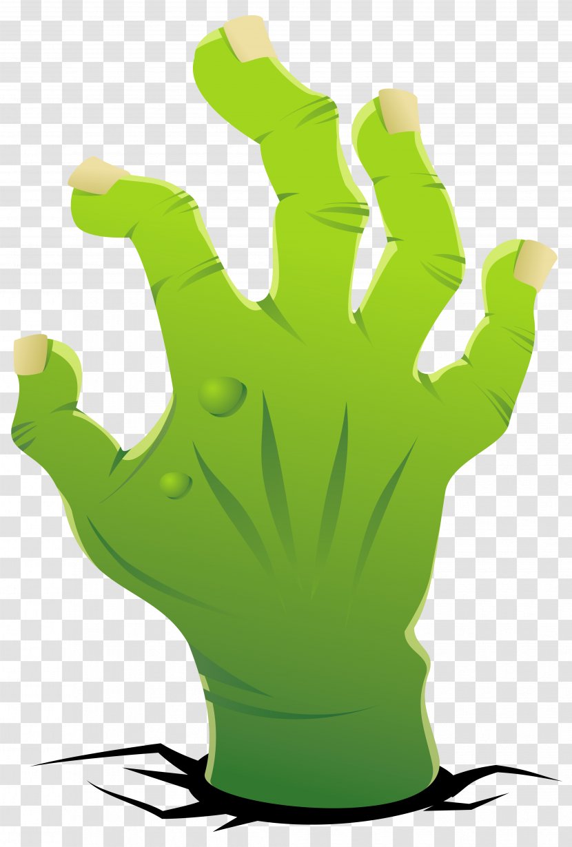 Plants Vs. Zombies Clip Art - Silhouette - Halloween Hand Cliparts Transparent PNG