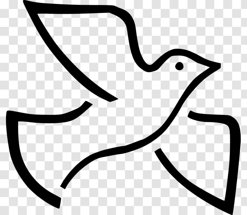 Columbidae Doves As Symbols Holy Spirit Clip Art - Symbol - Dove Clipart Transparent PNG
