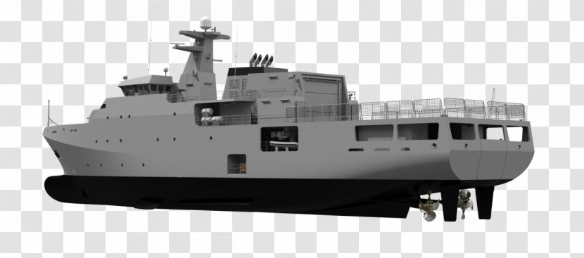 Amphibious Transport Dock Patrol Boat Warfare Ship Damen Group - Products Renderings Transparent PNG