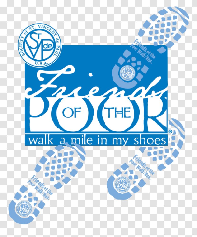 Friends Of The Poor Walk/Run St Genevieve Church Poverty Society Saint Vincent De Paul - Charity - Beatitudes Graphic Transparent PNG
