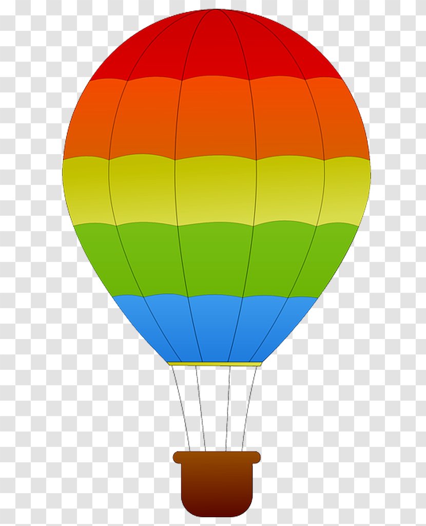 Hot Air Balloon Clip Art - Aviation - Editable Background Transparent PNG