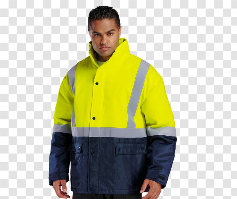 Hoodie Jacket Compass Apparel Ltd Workwear Clothing - High Visibility Lime Green Backpacks Transparent PNG