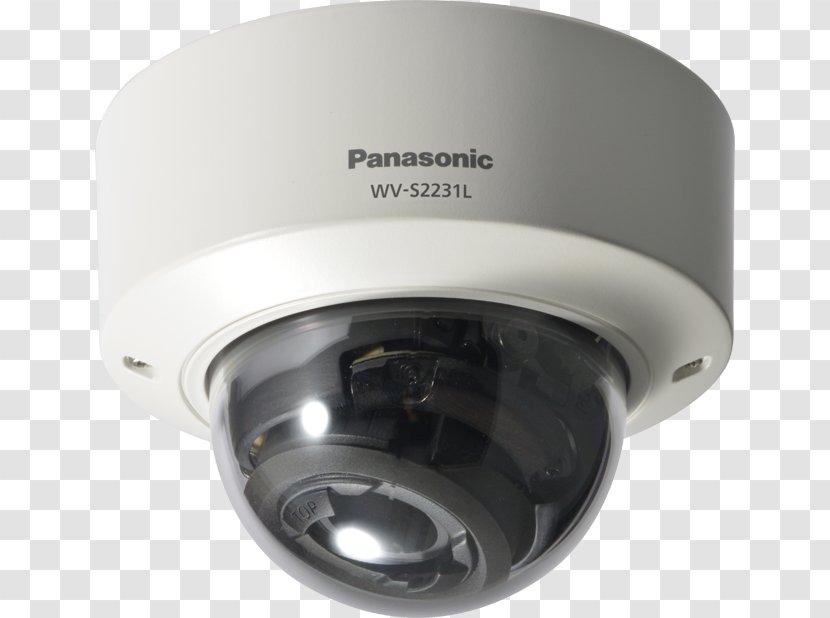 High Efficiency Video Coding Panasonic WV-S2211L Indoor Dome IP Camera 720p - Business Solution Transparent PNG