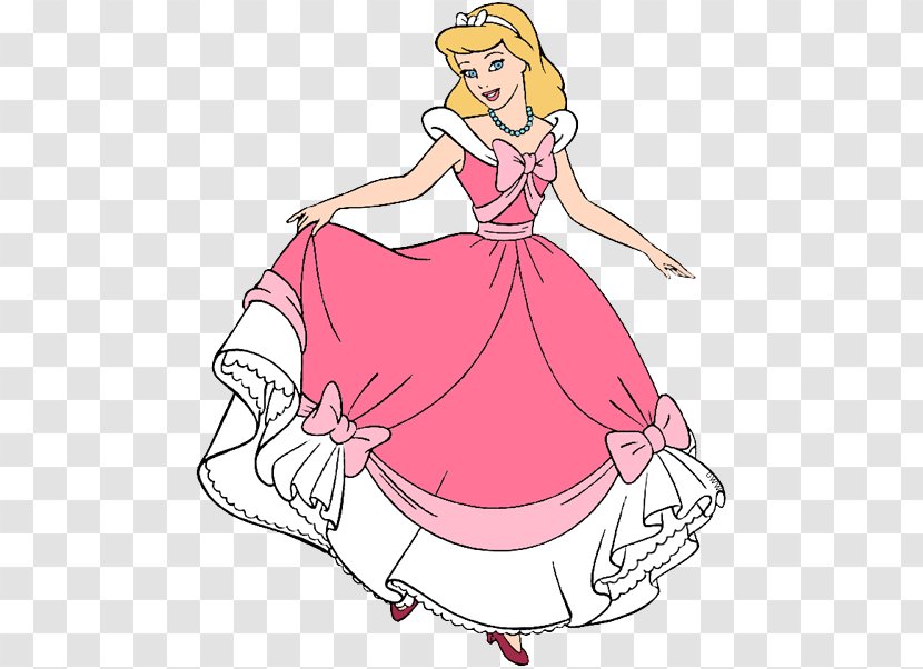 Cinderella Drawing Coloring Book Disney Princess Clip Art - Cartoon - Dress Transparent PNG