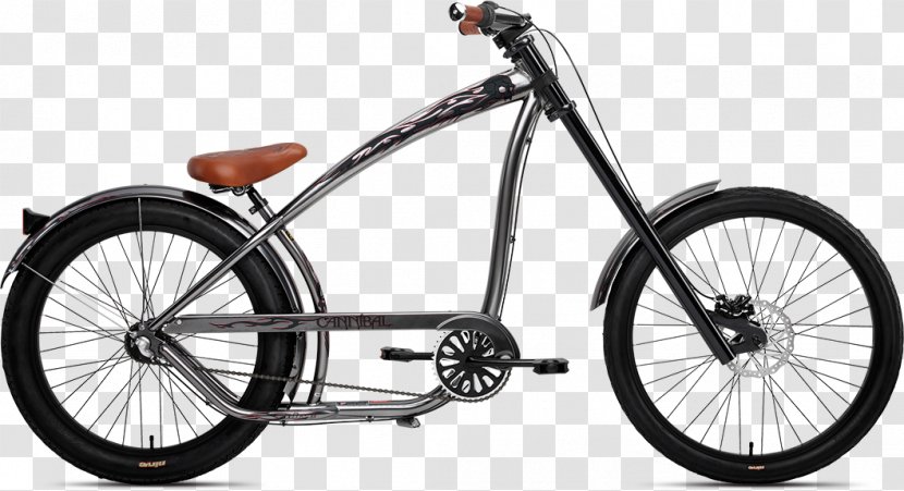 Cruiser Bicycle Chopper Drouin Cycles - Spoke Transparent PNG