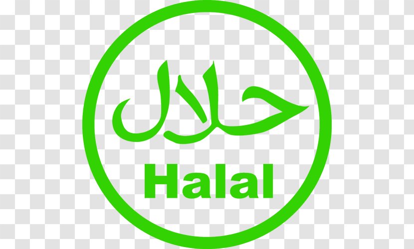 Green Halal Logo Blue Color - Food Transparent PNG