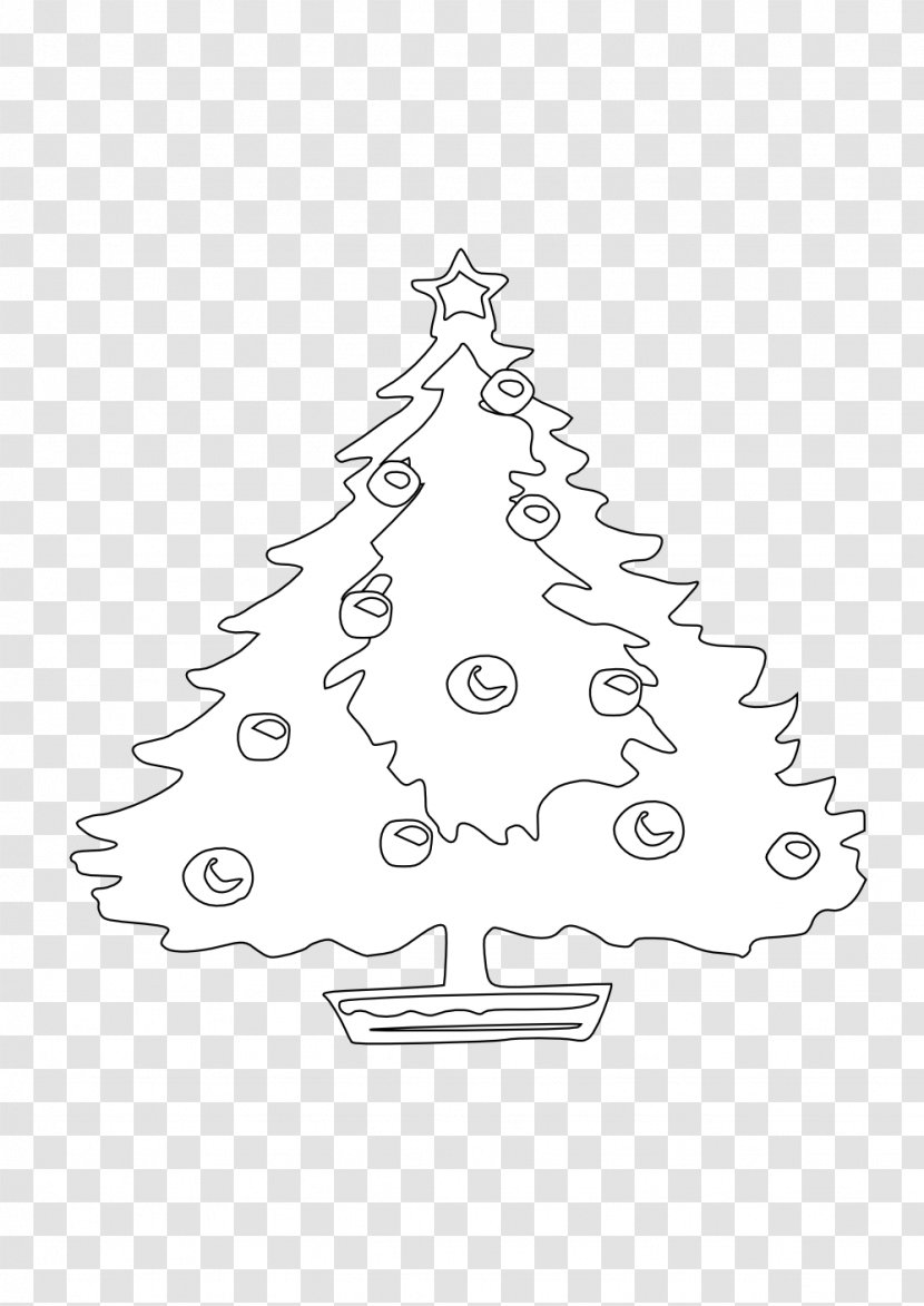 Christmas Tree Ornament Day Coloring Book Fir Transparent PNG