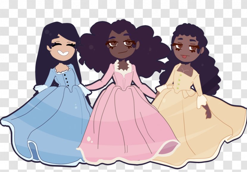 Hamilton The Schuyler Sisters Drawing Family Art - Heart - Musical Melody Transparent PNG