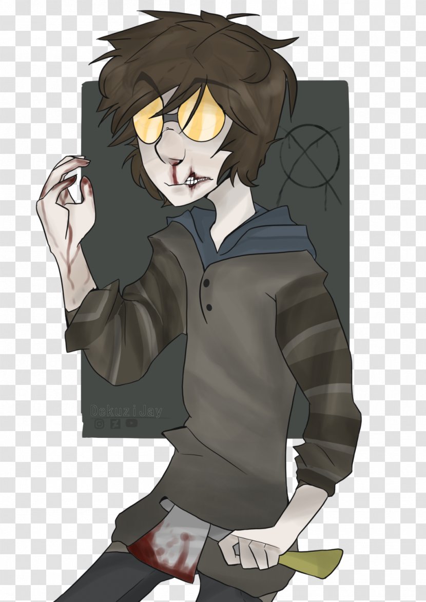 Slenderman Creepypasta Slender: The Eight Pages Drawing Fan Art - Flower - Ticci Toby Transparent PNG