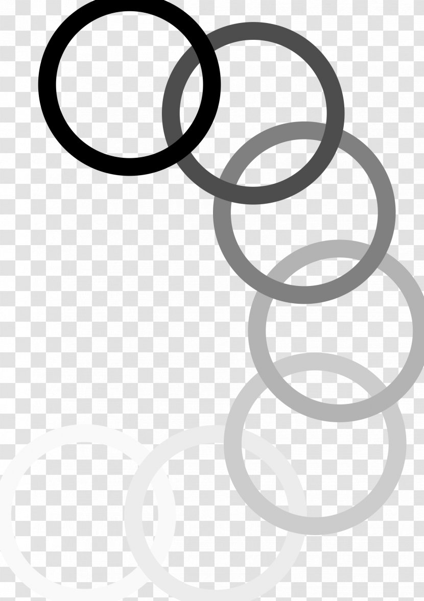 Desktop Wallpaper Circle Clip Art - Black And White Transparent PNG