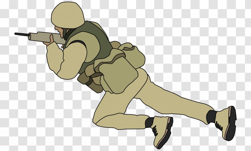 Soldier Military Firearm Clip Art - Muscle - Prostrate Soldiers Transparent PNG