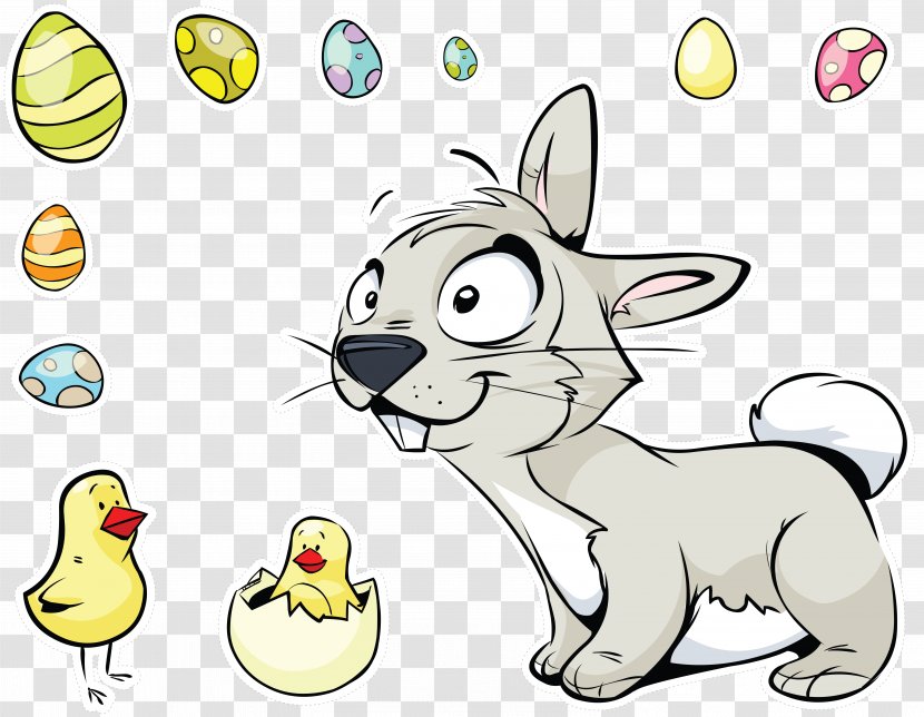 Easter Bunny Egg - Carnivoran - Rabbit Transparent PNG