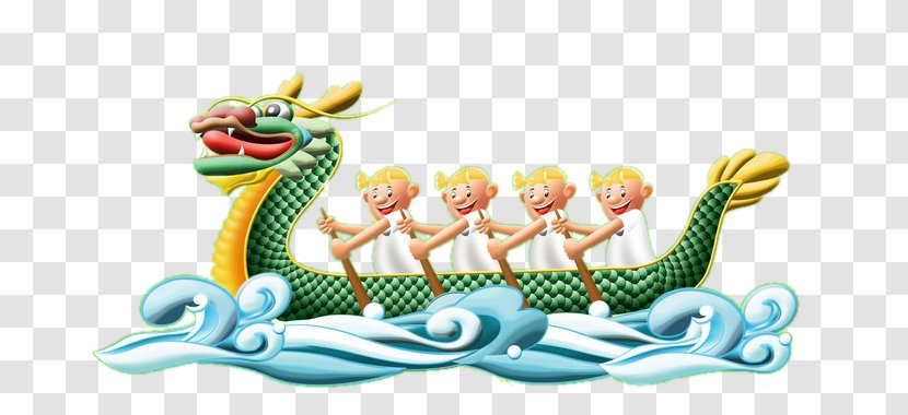 Dragon Boat Festival Bateau-dragon Zongzi Transparent PNG