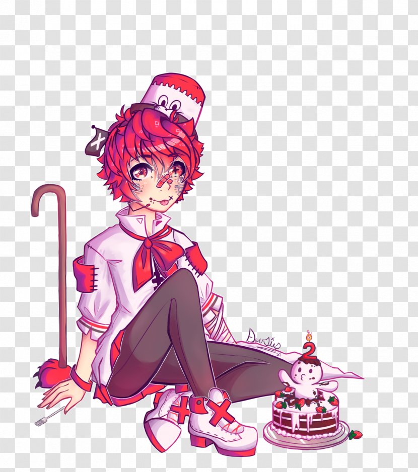 Fukase Artist Illustration Text - 28th Birthday Transparent PNG