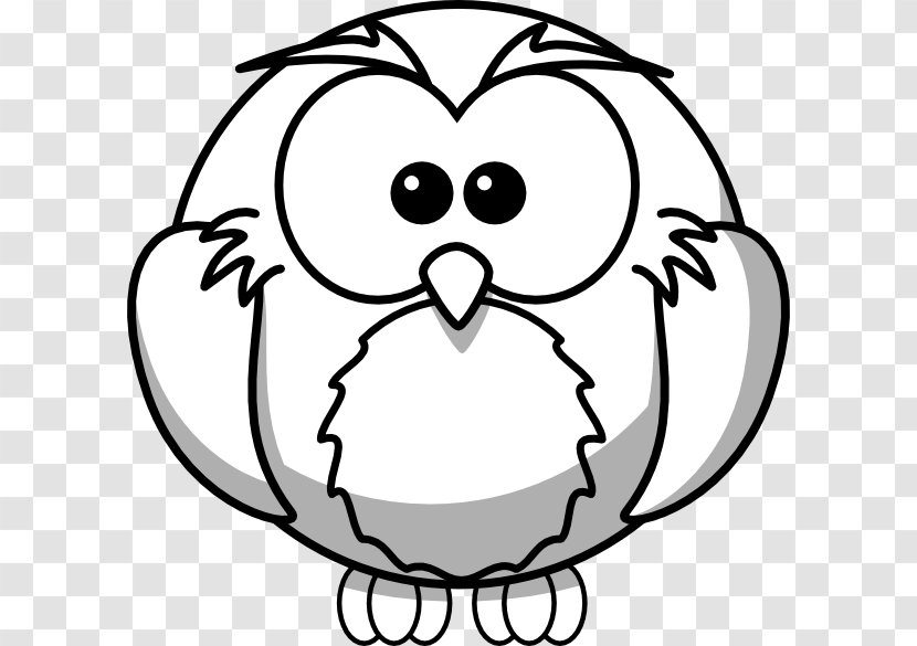Black And White Drawing Owl Free Content Clip Art - Frame - Outline Cliparts Transparent PNG