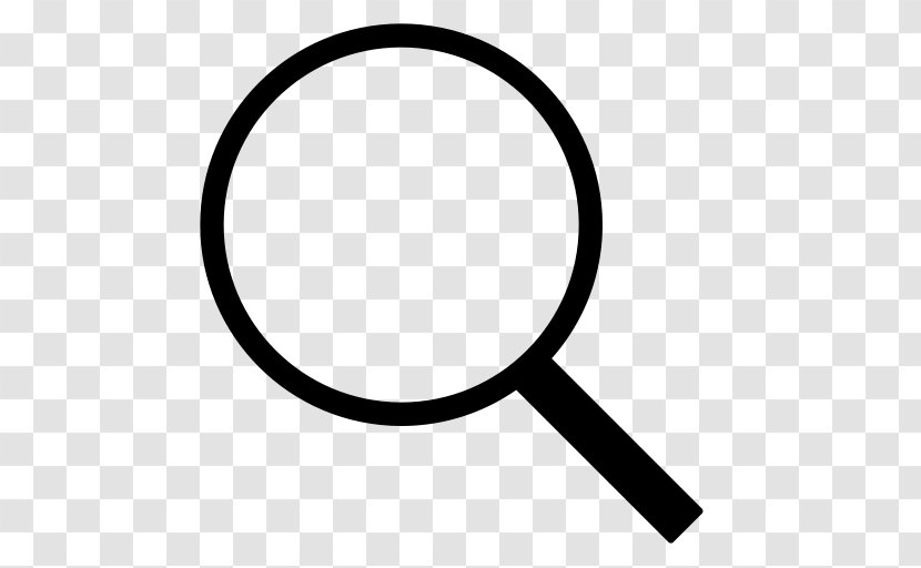 Symbol Search Box Magnifying Glass - Silhouette Transparent PNG