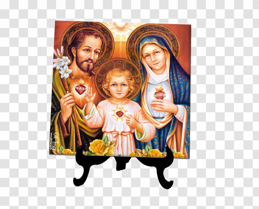 Painting Holy Family Religion Catholicism - Christmas Transparent PNG