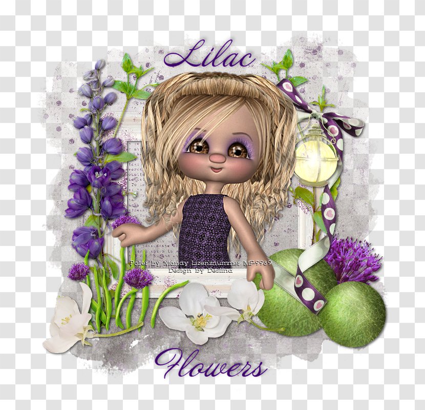 Flower Lilac Lavender Violet Floral Design - Fictional Character Transparent PNG