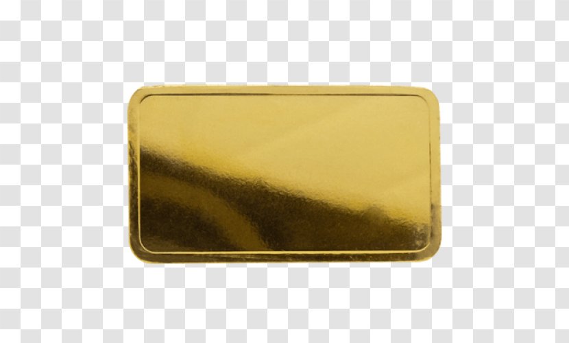 Gold Bar Silver Fineness As An Investment - Brass Transparent PNG