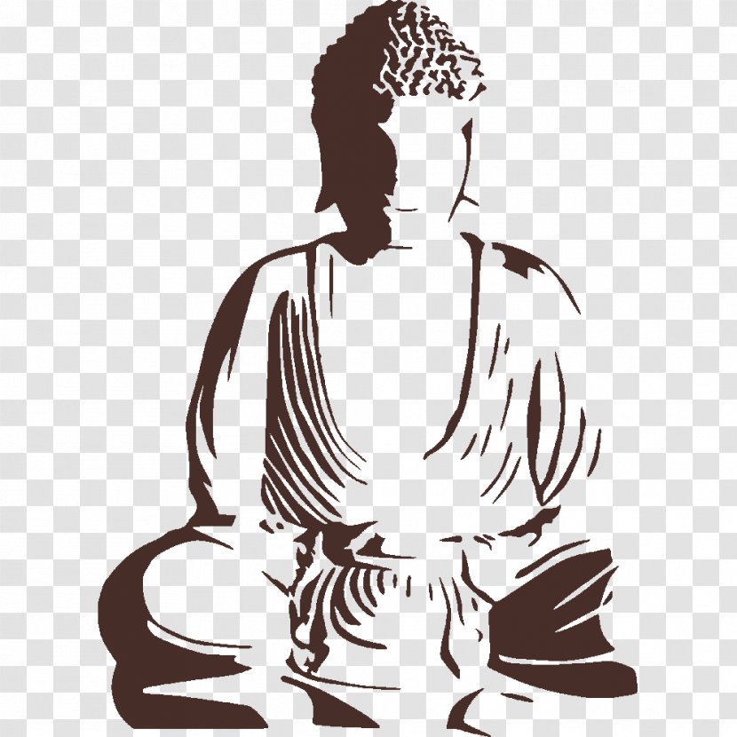 Buddhism The Buddha Golden Buddhist Meditation Zen - Buddhahood - Drawing Transparent PNG