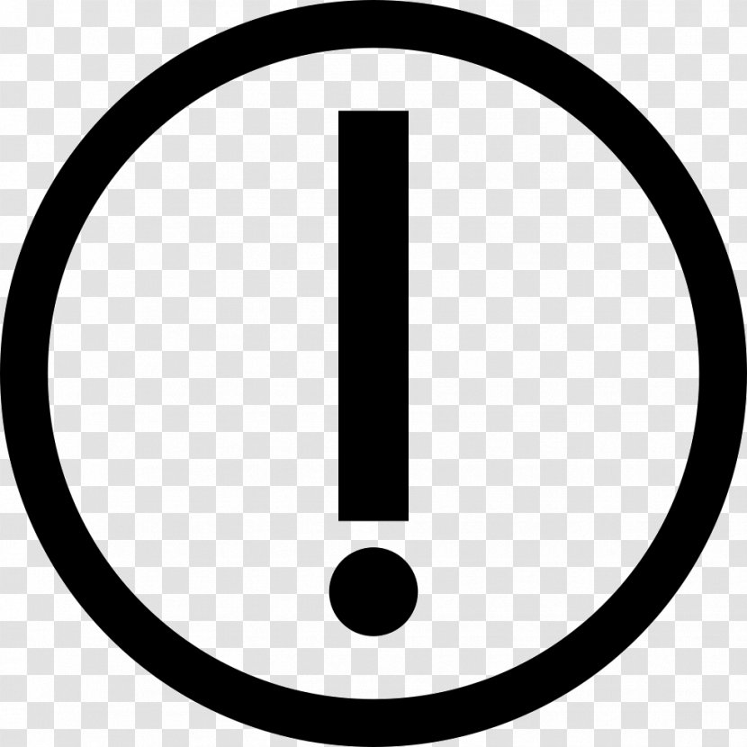 Symbol Download Exclamation Mark - Sign Transparent PNG